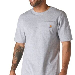 Carhartt Men's Gray Pocket T-Shirt & Thermal Pants Both Size XL